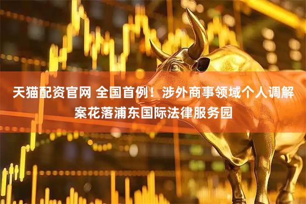 天猫配资官网 全国首例！涉外商事领域个人调解案花落浦东国际法律服务园