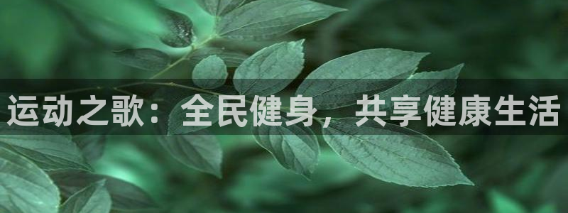 米兰体育官方正版app新能源：运动之歌：全民健身，共