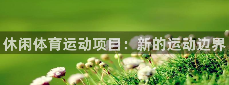 米兰体育官方正版app集团官网首页：休闲体育运动项目：新的运